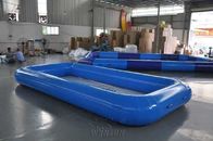 สระว่ายน้ำทรงสี่เหลี่ยมขนาดใหญ่ 0.9 มม. PVC Airtight ซึ่งทำให้พองได้ Pool ผู้ผลิต